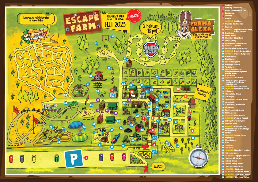 Mapa parku